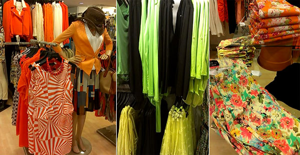 Color Trends at the Barami store on 7th ave NYC on Lingerie Briefs