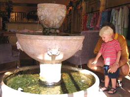 fountain at Sol Lingerie