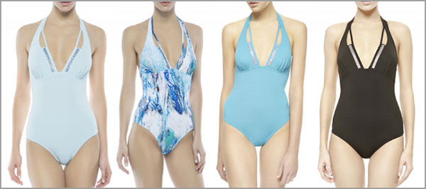 La Perla Contemporary asymmetrical swimsuit