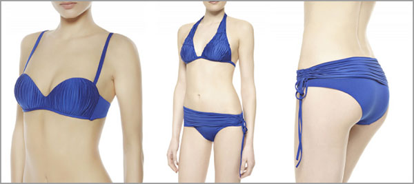 La Perla SS 2015 blue bikini