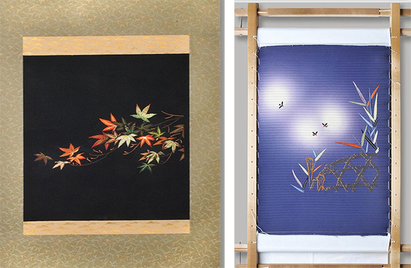Autumn-Leaves-&-Falling-Star-embroidery-by-Cecilia-Roger-on-Lingerie-Briefs