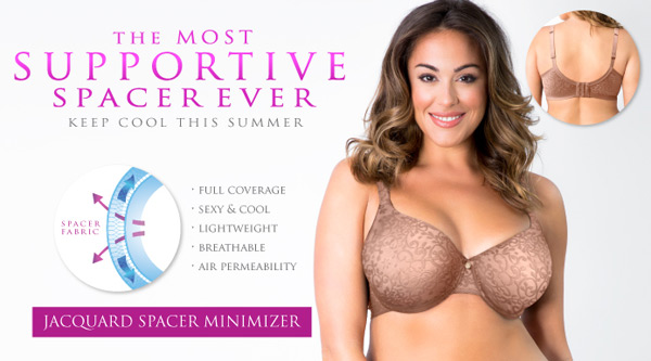 The Most Supportive Spacer Bra Ever! Curvy Couture - Lingerie