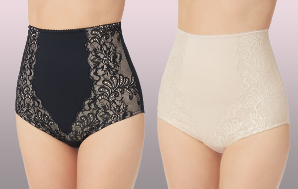 Le Mystere ~ Sophia Hi Waist Lace Smoother - Lingerie Briefs ~ by Ellen  Lewis