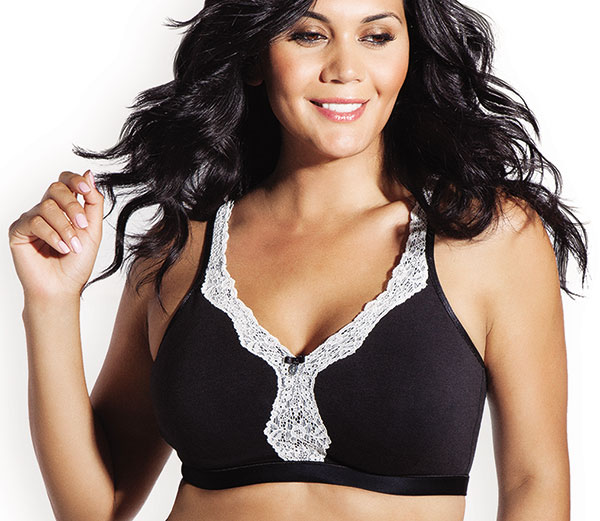 Curvy Couture Cotton Luxe t-shirt bra up to H cups on Lingerie Briefs