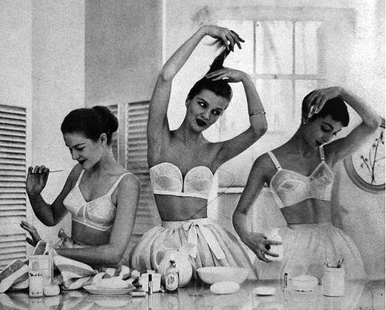 Vogue 1951 vintage bra ad on Lingerie Briefs