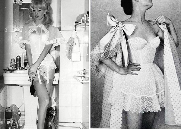 Brigitte Bardot and Jacques Fath design on Lingerie Briefs