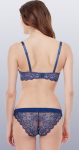 Stunning Sophia In Steel Blue Le Mystere Lingerie Briefs By Ellen