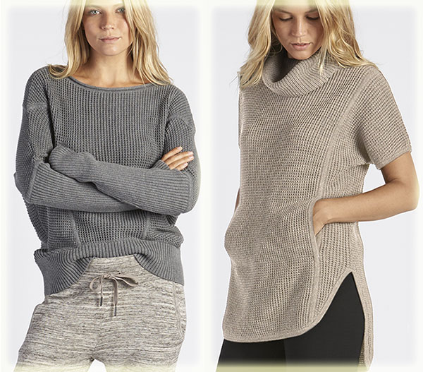 Sophia and Selby Sweaters from Ugg loungewear on Lingerie Briefs