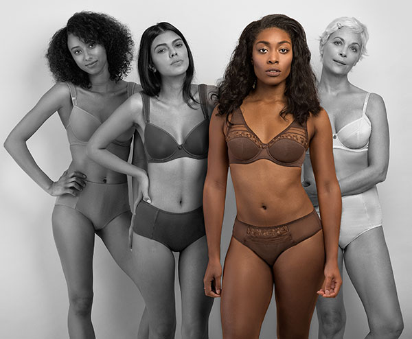 beingU lingerie for women of color on Lingerie Briefs