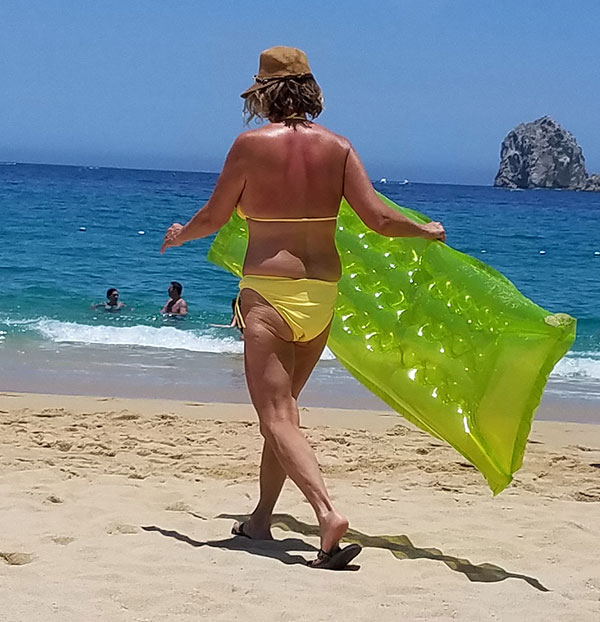 Beach Life in Cabo on Lingerie Briefs