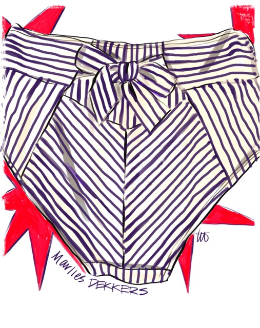 Marlies Dekkers illustrated by Tina Wilson on Lingerie Briefs