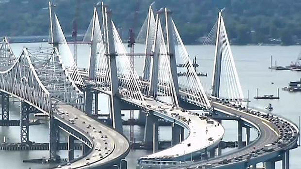 The new Tappan Zee Bridge in New York on Lingerie Briefs