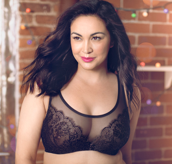 New Luminous Lace Collection - cup-sized bralette from Curvy Couture