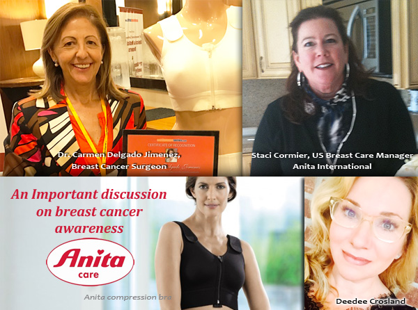 Discussion with Dr Jimenez, breast cancer surgeon and Staci Cormier of Anita International