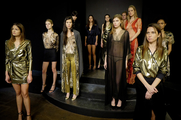 Vannina Vesperini fashion show in the Gallery on Lingerie Briefs