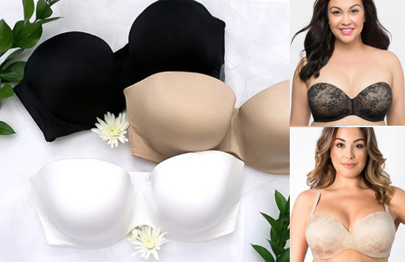 Curvy Couture Mulit-Way Strapless bra - for brides or anytime - as seen on Lingerie Briefs