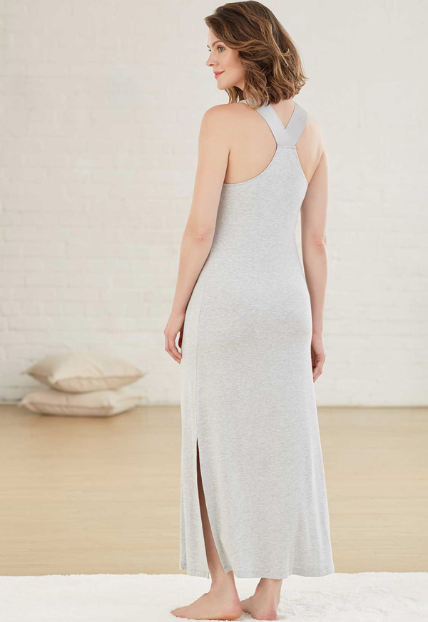 New Fleur't Intimates Urban Escape long gown as seen on Lingerie Briefs