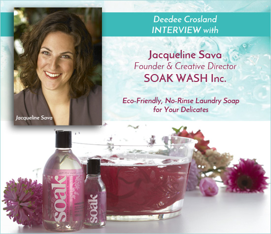 Deedee Crosland of Audio Briefs Jacqueline Sava, founder, creative director of SOAK WASH for delicates - featured on Lingerie Briefs