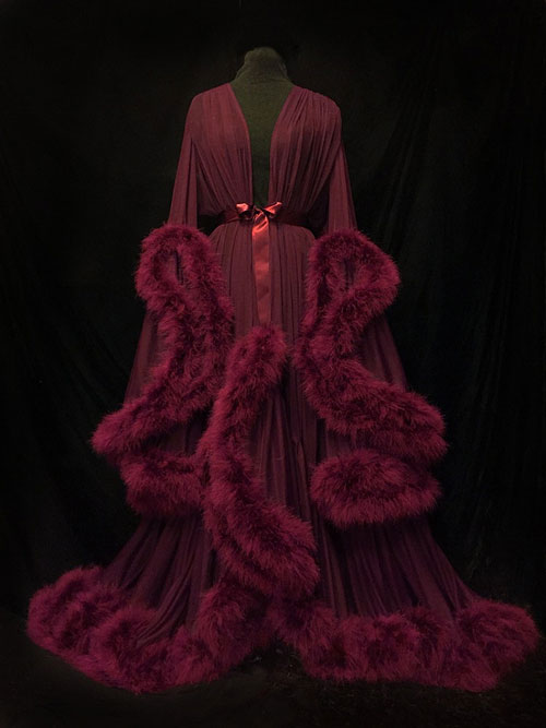 Wrapped in Glamour – Dressing Gowns & Feather-Trimmed Robes - Lingerie ...