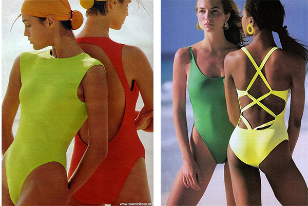 Neon Mikey Up 80s French Cut Bikini