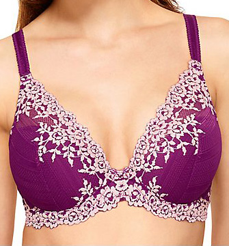 Embrace Lace Plum Plunge Bra