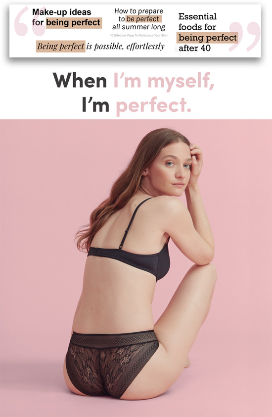 Janira campaign - Being Perfect In My Janira! featured on Lingerie Briefs