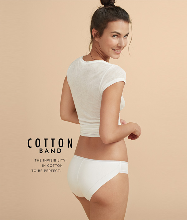 Cotton Band panty collection from Janira - featured on Lingerie Briefs