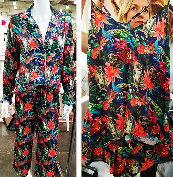 Commando Silk Pajamas on lingerie Briefs