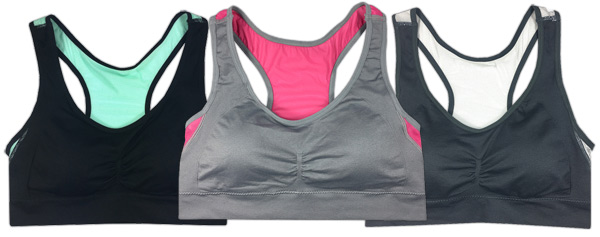Coobie's latest addition is the Mesh Back Sport Bra in 3 great colors