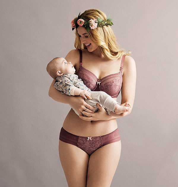 Cache Coeur Life Maternity/Nursing Bodysuit