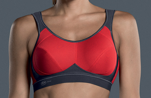 Anita Extreme Control Sports Bra in Red