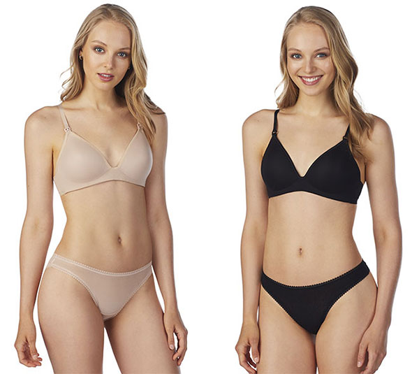 On Gossamer's Next to Nothing Maternity Bra featured on Lingerie Briefs
