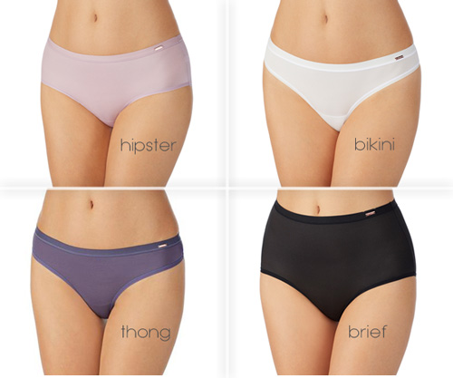 Le Mystere Infinite Comfort panties - 4 shapes featured on Lingerie Briefs