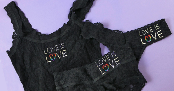 Love is Love Cami and Thongs by Hanky Panky featured on Lingerie Briefs