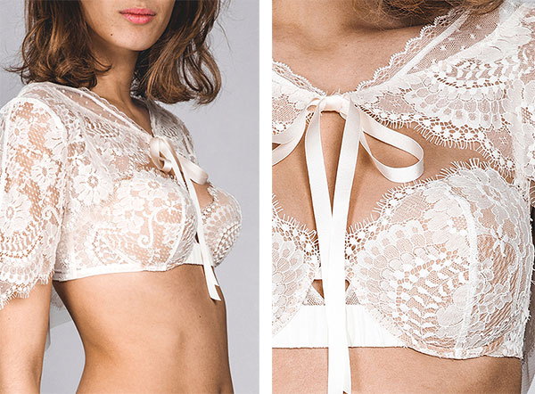 Oui Bridal collection by Maison Lejaby as featured on Lingerie Briefs