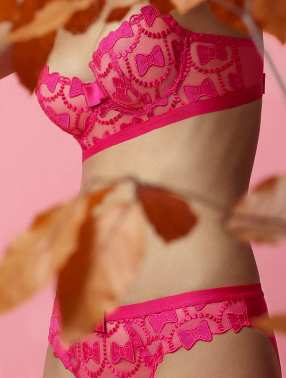 The Bow Collection by Viktor + Rolf for Aubade Lingerie on Lingerie Briefs