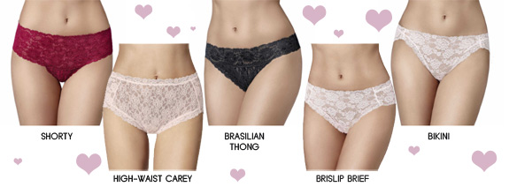 Janira's Dolce Amore has a panty range for every taste - featured on Lingerie Briefs