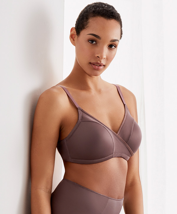 Montelle Wire Free Plus in new Almond Spice neutral featured on Lingerie Briefs