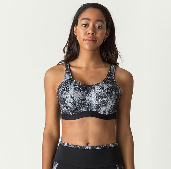 Prima Donna Myla limited edition sports bra for curvy women as featured on Lingerie Briefs