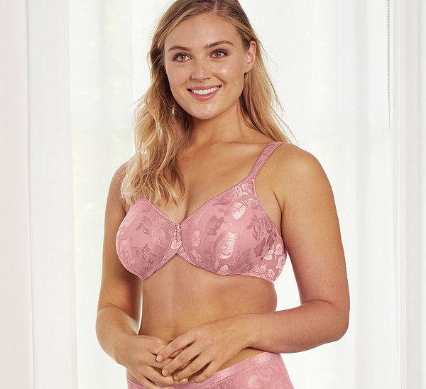 Wacoal Awareness Underwire Bra in Ash Rose featured on Lingerie Briefs