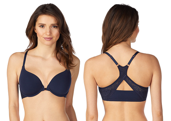 Le Mystere Welcomes the Natural Comfort Racerback Bra featured on Lingerie Briefs