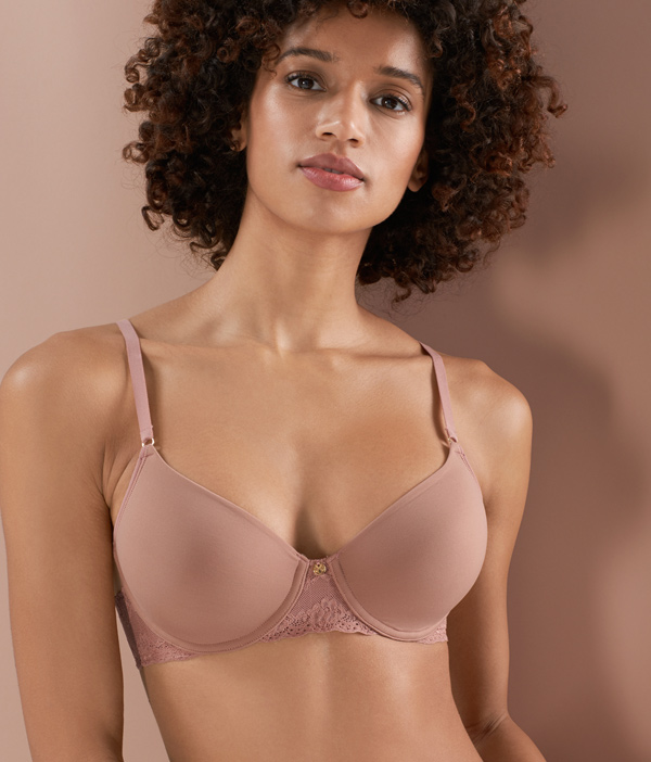 Natori's Bliss Perfection Contour Underwire Bra is heavenly soft and now in new neutral hues - featured on Lingerie Briefs
