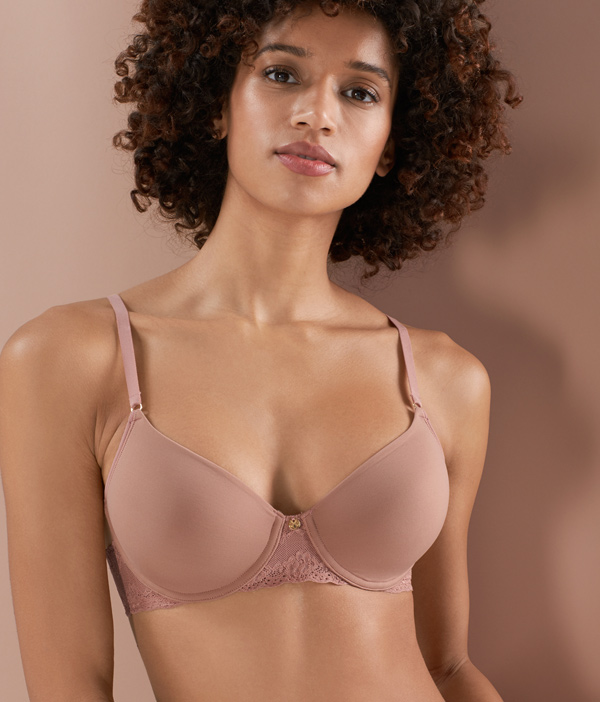 Natori Women's Feathers Luxe Contour Underwire Bra (Light Mocha