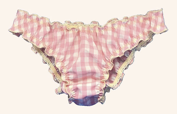 La Chatte de Francoise Upcycled panties as featured on Lingerie Briefs