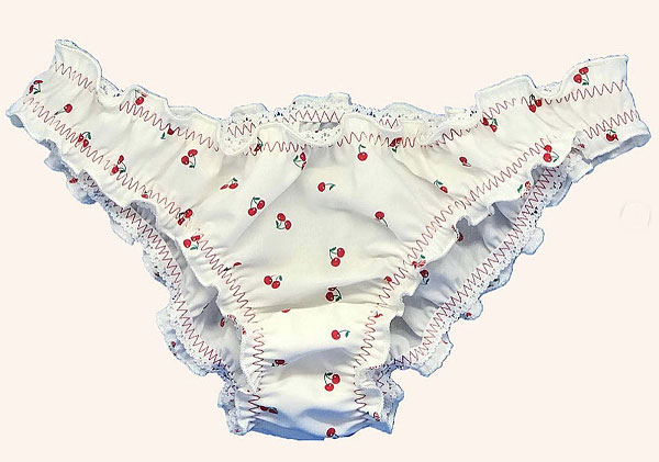 La Chatte de Francoise Upcycled panties as featured on Lingerie Briefs
