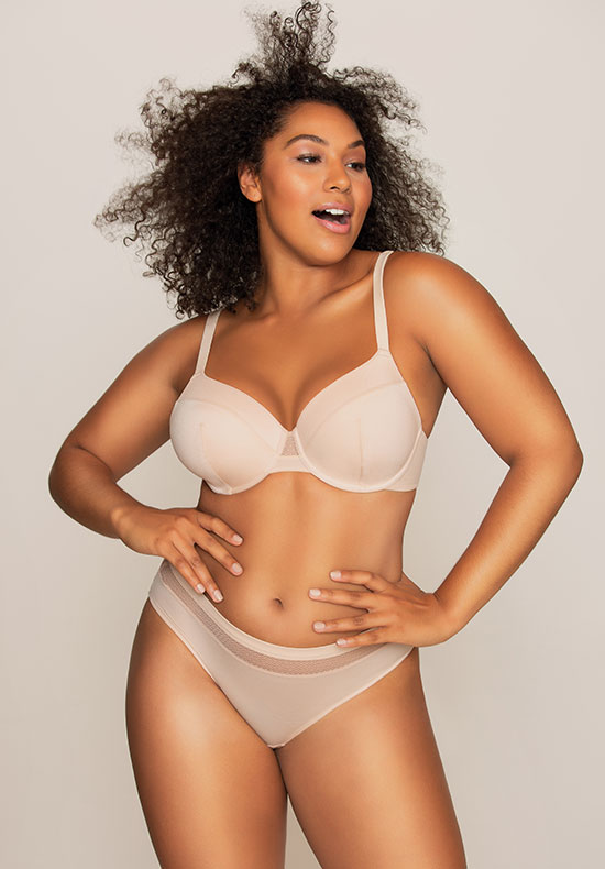 Parfait Paige Contour Bra in porcelain as featured on Lingerie Briefs 