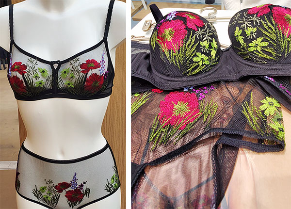 Huit AW 2020 featured at Salon International de la Lingerie as seen on Lingerie Briefs