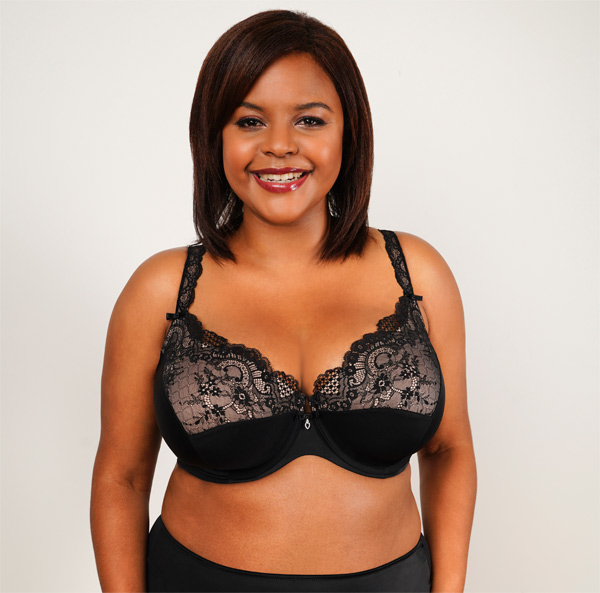 Curvy Couture "Tulip Push Up Bra' “My Breasts Never Looked Sooo Good! Featured on Lingerie Briefs. Featured on Lingerie Briefs