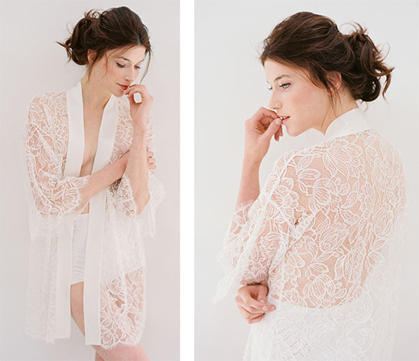Girl With A Serious Dream bridal robes as featured on Lingerie Briefs