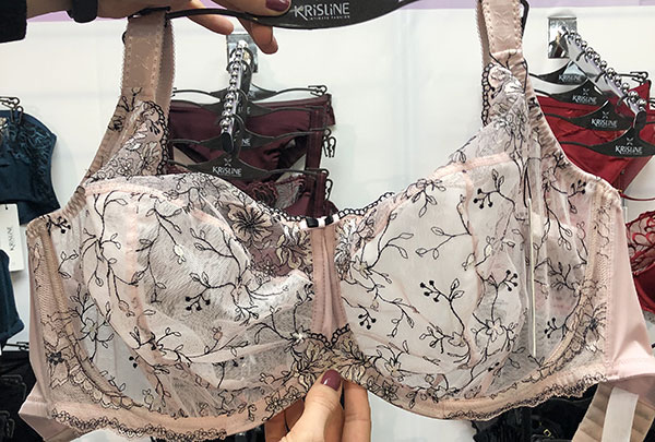 Krisline bras to S cup featured at the UK INDX show on Lingerie Briefs